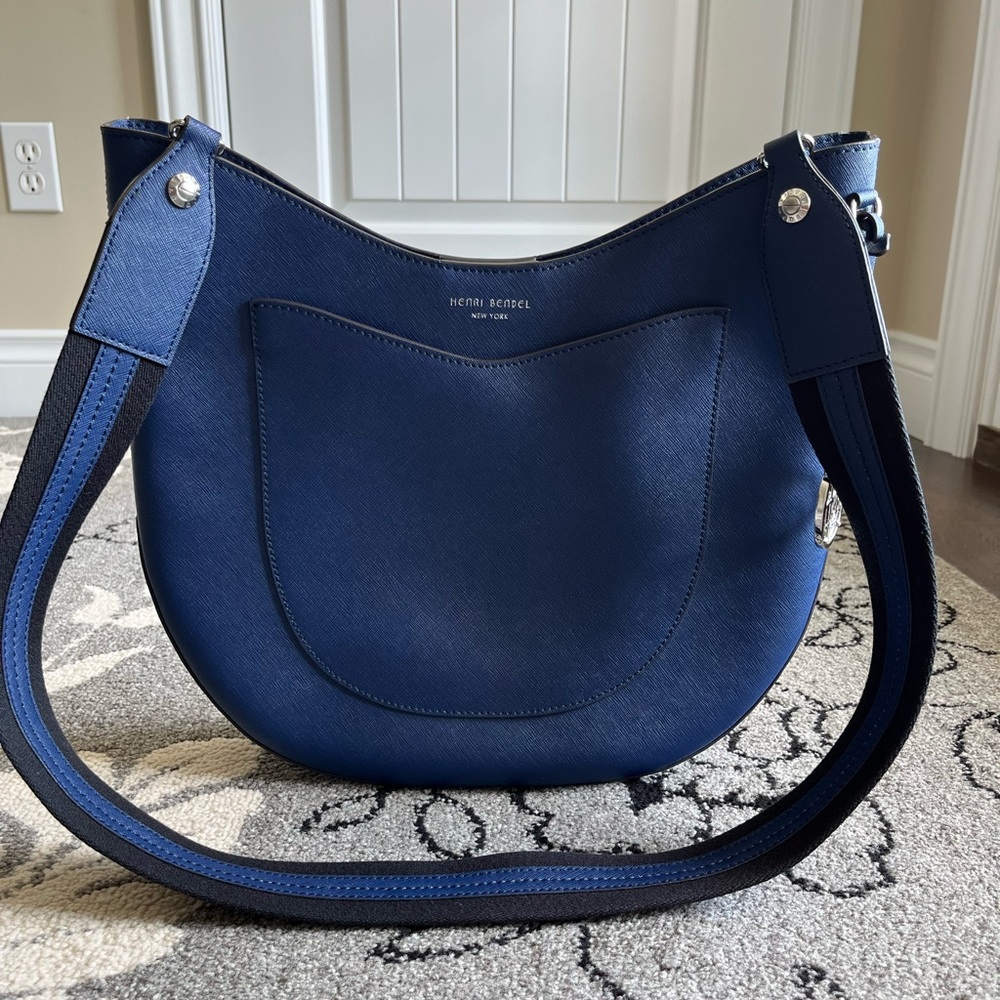 Henri Bendel - West 57th Blue Leather Crossbody